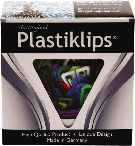 Baum/Gartens - 7/8" Wide Binder Clip - Assorted Colors - Apex Tool & Supply