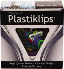 Baum/Gartens - 7/8" Wide Binder Clip - Assorted Colors - Apex Tool & Supply