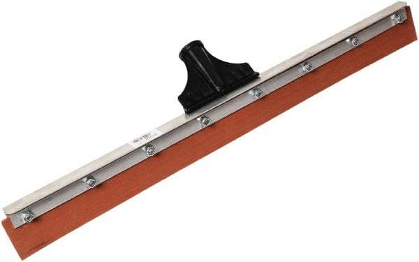 SEYMOUR-MIDWEST - 23-7/8" Rubber Blade Floor Squeegee - Threaded End, Single Edge, Aluminum Holder - Apex Tool & Supply