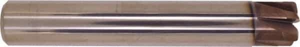 Millstar - 12mm, 6 Flute, Single End, Solid Carbide, 1.32mm Corner Radius End Mill - 100mm OAL, Right Hand Flute, 4.5mm LOC, Right Hand Cut - Apex Tool & Supply