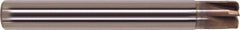 Millstar - 10mm, 6 Flute, Single End, Solid Carbide, 1.1mm Corner Radius End Mill - 76mm OAL, Right Hand Flute, 4.5mm LOC, Right Hand Cut - Apex Tool & Supply