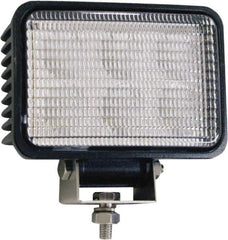 Buyers Products - 12 to 24 Volt, Clear Flood Beam Light - 1.5 Amps, 1,350 Lumens, 6 LED Lamp - Apex Tool & Supply