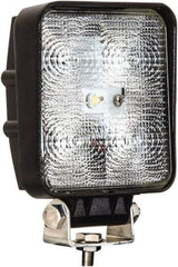 Buyers Products - 12 to 24 Volt, Clear Flood Beam Light - 1.2 Amps, 1,050 Lumens, 5 LED Lamp - Apex Tool & Supply