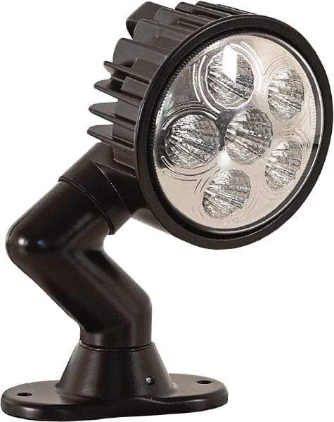 Buyers Products - 12 to 24 Volt, Clear LED Spotlight - 1.5 Amps, 1,350 Lumens, 6 LED Lamp - Apex Tool & Supply