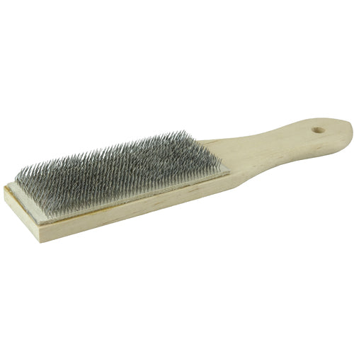 File Card Brush, .012 Steel Fill - Apex Tool & Supply