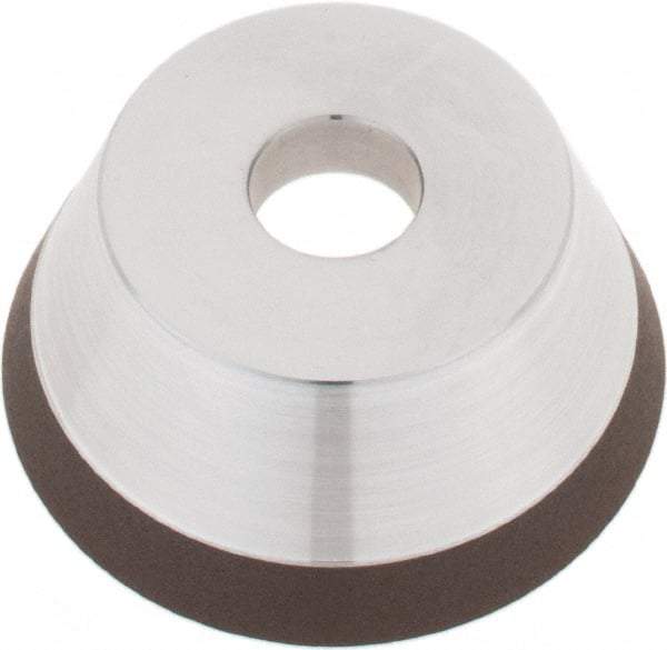 Tru-Maxx - 3" Diam, 3/4" Hole Size, 1" Overall Thickness, 120 Grit, Type 11V9, Tool & Cutter Grinding Wheel - Fine Grade, Diamond - Apex Tool & Supply