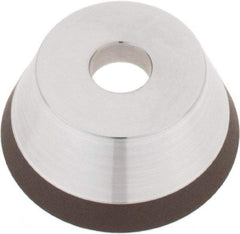 Tru-Maxx - 3" Diam, 3/4" Hole Size, 1" Overall Thickness, 120 Grit, Type 11V9, Tool & Cutter Grinding Wheel - Fine Grade, Diamond - Apex Tool & Supply