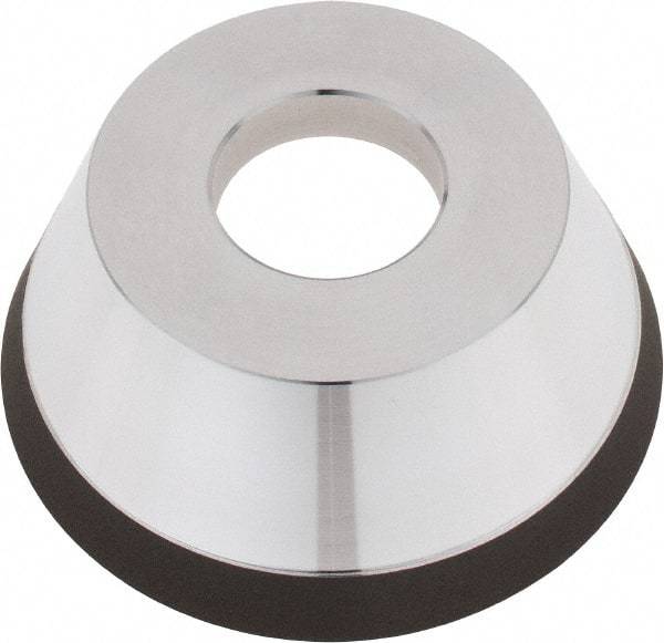 Tru-Maxx - 95mm Diam, 1-1/4" Hole Size, 1" Overall Thickness, 150 Grit, Type 11V9, Tool & Cutter Grinding Wheel - Very Fine Grade, Diamond - Apex Tool & Supply