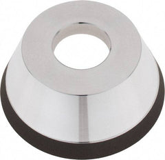 Tru-Maxx - 95mm Diam, 1-1/4" Hole Size, 1" Overall Thickness, 150 Grit, Type 11V9, Tool & Cutter Grinding Wheel - Very Fine Grade, Diamond - Apex Tool & Supply