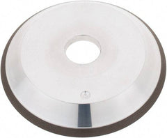 Tru-Maxx - 6" Diam, 1-1/4" Hole Size, 3" Overall Thickness, 120 Grit, Type 12V9, Tool & Cutter Grinding Wheel - Fine Grade, CBN - Apex Tool & Supply