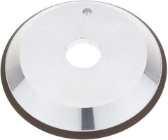 Tru-Maxx - 6" Diam, 1-1/4" Hole Size, 3" Overall Thickness, 150 Grit, Type 12V9, Tool & Cutter Grinding Wheel - Very Fine Grade, Diamond - Apex Tool & Supply