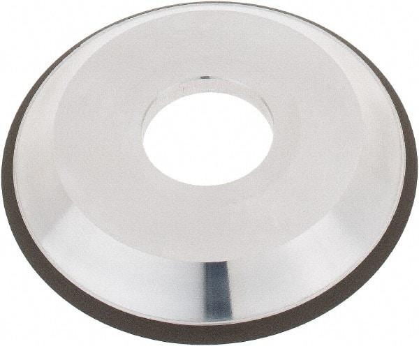 Tru-Maxx - 4" Diam, 1-1/4" Hole Size, 1" Overall Thickness, 180 Grit, Type 12V9, Tool & Cutter Grinding Wheel - Very Fine Grade, Diamond - Apex Tool & Supply