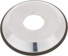 Tru-Maxx - 4" Diam, 1-1/4" Hole Size, 1" Overall Thickness, 180 Grit, Type 12V9, Tool & Cutter Grinding Wheel - Very Fine Grade, Diamond - Apex Tool & Supply