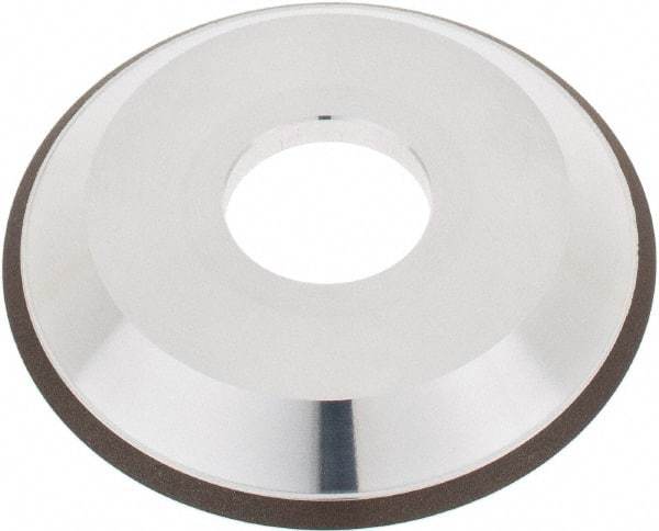 Tru-Maxx - 4" Diam, 1-1/4" Hole Size, 1" Overall Thickness, 120 Grit, Type 12V9, Tool & Cutter Grinding Wheel - Fine Grade, CBN - Apex Tool & Supply