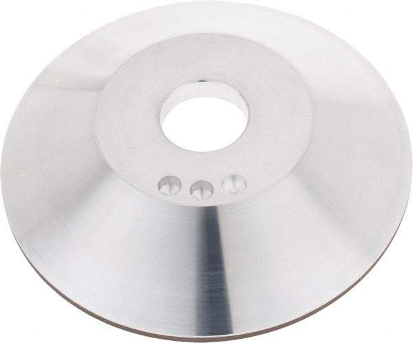 Tru-Maxx - 6" Diam, 1-1/4" Hole Size, 1" Overall Thickness, 180 Grit, Type 12A2, Tool & Cutter Grinding Wheel - Very Fine Grade, Diamond - Apex Tool & Supply