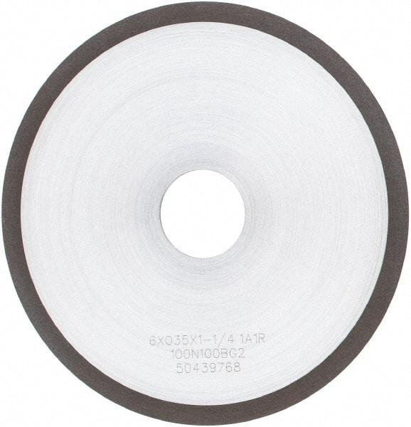 Tru-Maxx - 6" 100 Grit Diamond Cutoff Wheel - 0.035" Thick, 1-1/4" Arbor, Use with Angle Grinders - Apex Tool & Supply