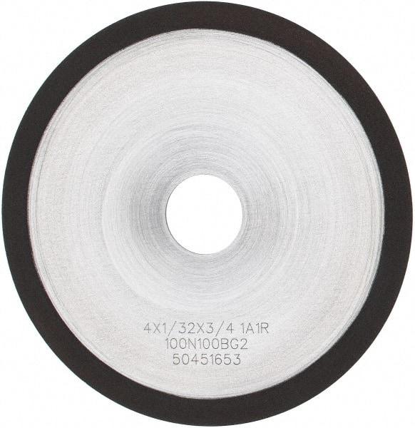 Tru-Maxx - 4" 100 Grit Diamond Cutoff Wheel - 1/32" Thick, 3/4" Arbor, Use with Angle Grinders - Apex Tool & Supply