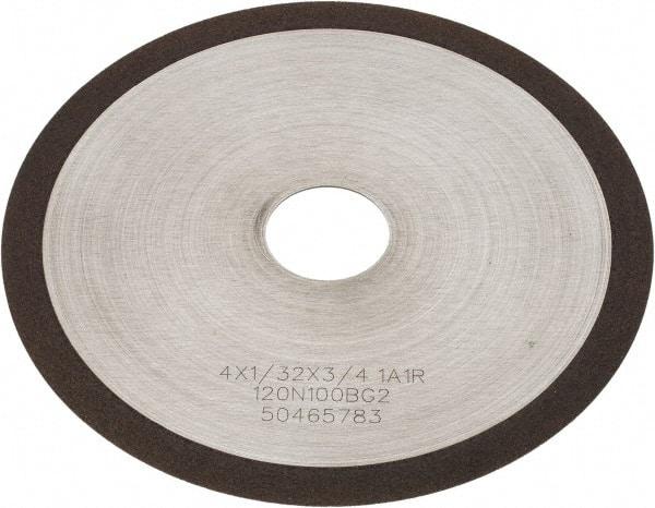 Tru-Maxx - 4" 120 Grit Diamond Cutoff Wheel - 1/32" Thick, 3/4" Arbor, Use with Angle Grinders - Apex Tool & Supply