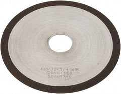 Tru-Maxx - 4" 120 Grit Diamond Cutoff Wheel - 1/32" Thick, 3/4" Arbor, Use with Angle Grinders - Apex Tool & Supply
