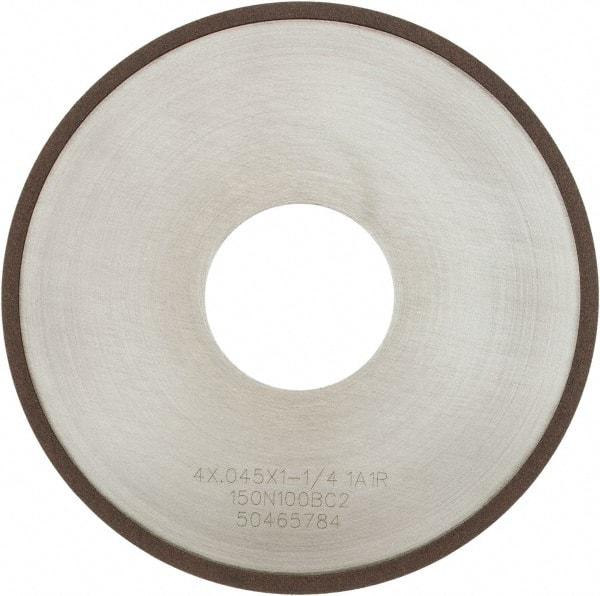 Tru-Maxx - 4" 150 Grit Diamond Cutoff Wheel - 0.045" Thick, 1-1/4" Arbor, Use with Angle Grinders - Apex Tool & Supply