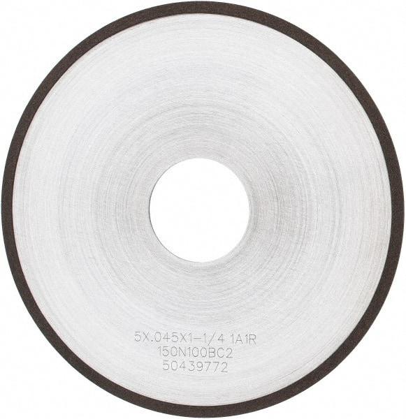 Tru-Maxx - 5" 150 Grit Diamond Cutoff Wheel - 0.045" Thick, 1-1/4" Arbor, Use with Angle Grinders - Apex Tool & Supply