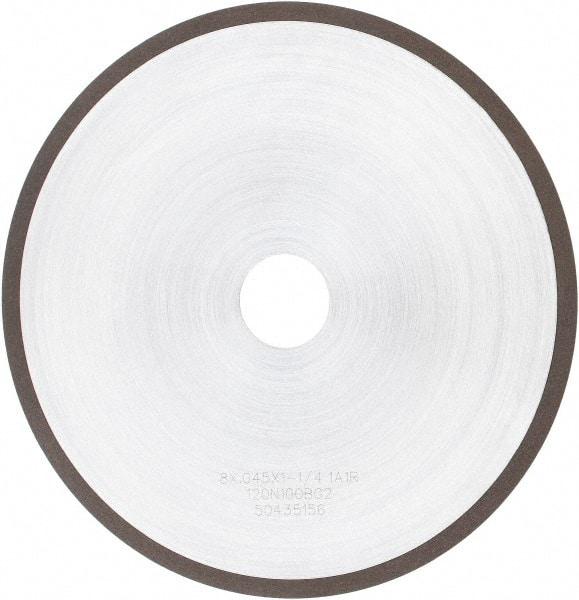 Tru-Maxx - 8" 120 Grit Diamond Cutoff Wheel - 0.045" Thick, 1-1/4" Arbor, Use with Angle Grinders - Apex Tool & Supply