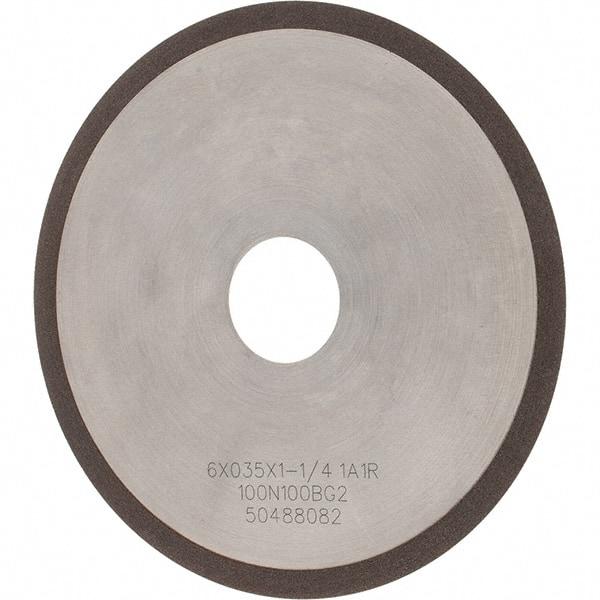 Tru-Maxx - 6" 100 Grit Diamond Cutoff Wheel - 0.035" Thick, 1-1/4" Arbor, Use with Angle Grinders - Apex Tool & Supply