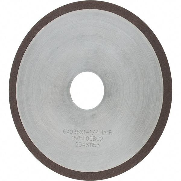 Tru-Maxx - 6" 150 Grit Diamond Cutoff Wheel - 0.035" Thick, 1-1/4" Arbor, Use with Angle Grinders - Apex Tool & Supply