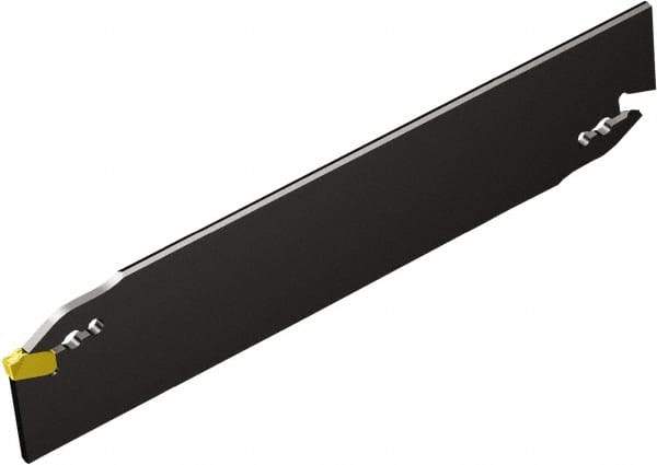 Sandvik Coromant - 33mm Max Depth of Cut, Neutral Cut, Indexable Grooving Blade - 2.25mm Insert Width, F Seat Size, QD-NN2..A Insert Style, Series CoroCut QD - Apex Tool & Supply