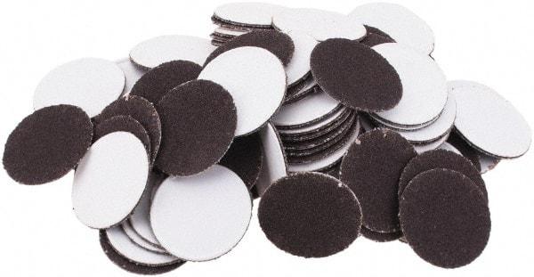 Tru-Maxx - 3/4" Diam, 240 Grit Aluminum Oxide Adhesive PSA Disc - Very Fine Grade, X Weighted Cloth Backing, For Right Angle/Vertical Shaft Portable Grinders - Apex Tool & Supply