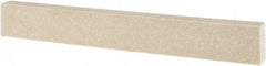 Tru-Maxx - 120 Grit Aluminum Oxide Rectangular Polishing Stone - Fine Grade, 1" Wide x 8" Long x 1/2" Thick - Apex Tool & Supply