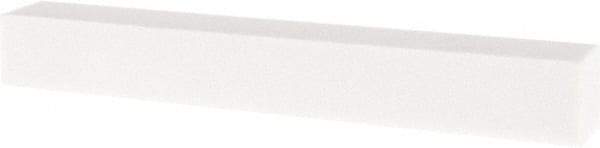 Tru-Maxx - 80 Grit Aluminum Oxide Square Polishing Stone - Medium Grade, 1" Wide x 8" Long x 1" Thick - Apex Tool & Supply
