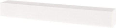 Tru-Maxx - 80 Grit Aluminum Oxide Square Polishing Stone - Medium Grade, 1" Wide x 8" Long x 1" Thick - Apex Tool & Supply
