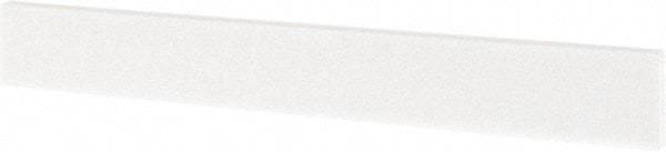 Tru-Maxx - 80 Grit Aluminum Oxide Rectangular Polishing Stone - Medium Grade, 1" Wide x 8" Long x 1/4" Thick - Apex Tool & Supply