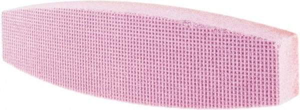 Tru-Maxx - 60 Grit Aluminum Oxide Boat (Shape) Polishing Stone - Medium Grade, 2-1/2" Wide x 9" Long x 1-1/2" Thick - Apex Tool & Supply