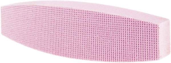Tru-Maxx - 80 Grit Aluminum Oxide Boat (Shape) Polishing Stone - Medium Grade, 2-1/2" Wide x 9" Long x 1-1/2" Thick - Apex Tool & Supply