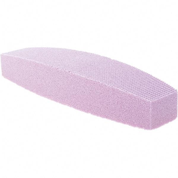 Tru-Maxx - 60 Grit Aluminum Oxide Boat (Shape) Polishing Stone - Medium Grade, 2-1/2" Wide x 9" Long x 1-1/2" Thick - Apex Tool & Supply