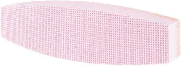 Tru-Maxx - 120 Grit Aluminum Oxide Boat (Shape) Polishing Stone - Fine Grade, 2-1/2" Wide x 9" Long x 1-1/2" Thick - Apex Tool & Supply