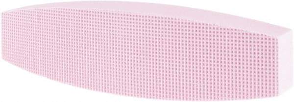 Tru-Maxx - 100 Grit Aluminum Oxide Boat (Shape) Polishing Stone - Fine Grade, 2-1/2" Wide x 9" Long x 1-1/2" Thick - Apex Tool & Supply