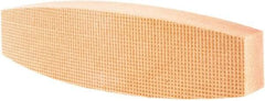 Tru-Maxx - 120 Grit Aluminum Oxide Boat (Shape) Polishing Stone - Fine Grade, 2-1/2" Wide x 9" Long x 1-1/2" Thick - Apex Tool & Supply