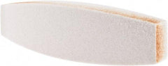 Tru-Maxx - 60 Grit Aluminum Oxide Boat (Shape) Polishing Stone - Medium Grade, 2-1/2" Wide x 9" Long x 1-1/2" Thick - Apex Tool & Supply