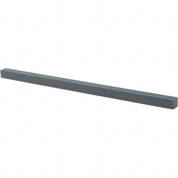 Tru-Maxx - 320 Grit Silicon Carbide Square Polishing Stone - Extra Fine Grade, 1/4" Wide x 6" Long x 1/4" Thick - Apex Tool & Supply