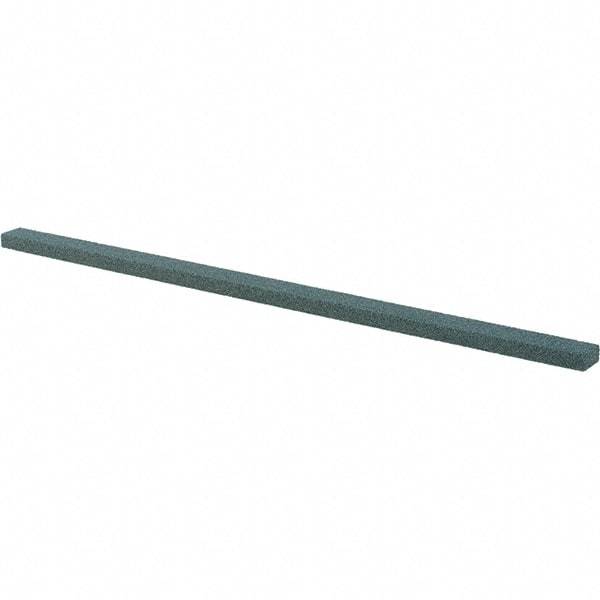 Tru-Maxx - 150 Grit Silicon Carbide Rectangular Polishing Stone - Very Fine Grade, 1/4" Wide x 6" Long x 1/8" Thick - Apex Tool & Supply