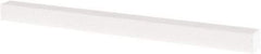 Tru-Maxx - 400 Grit Aluminum Oxide Square Polishing Stone - Super Fine Grade, 1/4" Wide x 4" Long x 1/4" Thick - Apex Tool & Supply