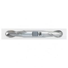 1/4" Dia. - 3-3/8" OAL - Bright CBD - Double - Ball Nose SE EM - 2 FL - Apex Tool & Supply