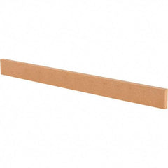 Tru-Maxx - 320 Grit Aluminum Oxide Rectangular Polishing Stone - Extra Fine Grade, 1/2" Wide x 6" Long x 1/8" Thick - Apex Tool & Supply