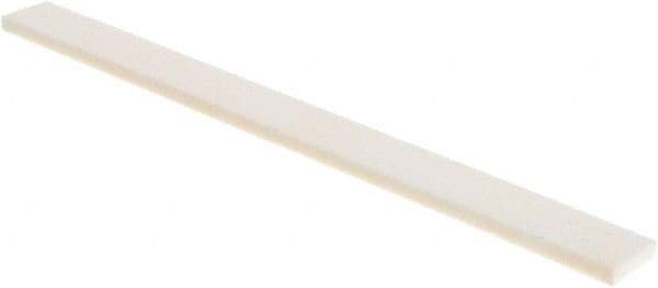 Tru-Maxx - 220 Grit Aluminum Oxide Rectangular Polishing Stone - Very Fine Grade, 1/2" Wide x 6" Long x 1/8" Thick - Apex Tool & Supply
