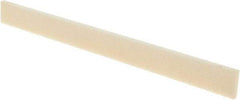 Tru-Maxx - 220 Grit Aluminum Oxide Rectangular Polishing Stone - Very Fine Grade, 1/2" Wide x 6" Long x 1/8" Thick, Oil Filled - Apex Tool & Supply