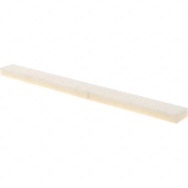 Tru-Maxx - 150 Grit Aluminum Oxide Rectangular Polishing Stone - Very Fine Grade, 1/2" Wide x 6" Long x 1/4" Thick, Oil Filled - Apex Tool & Supply