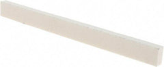 Tru-Maxx - 400 Grit Aluminum Oxide Rectangular Polishing Stone - Super Fine Grade, 1/2" Wide x 6" Long x 1/4" Thick - Apex Tool & Supply